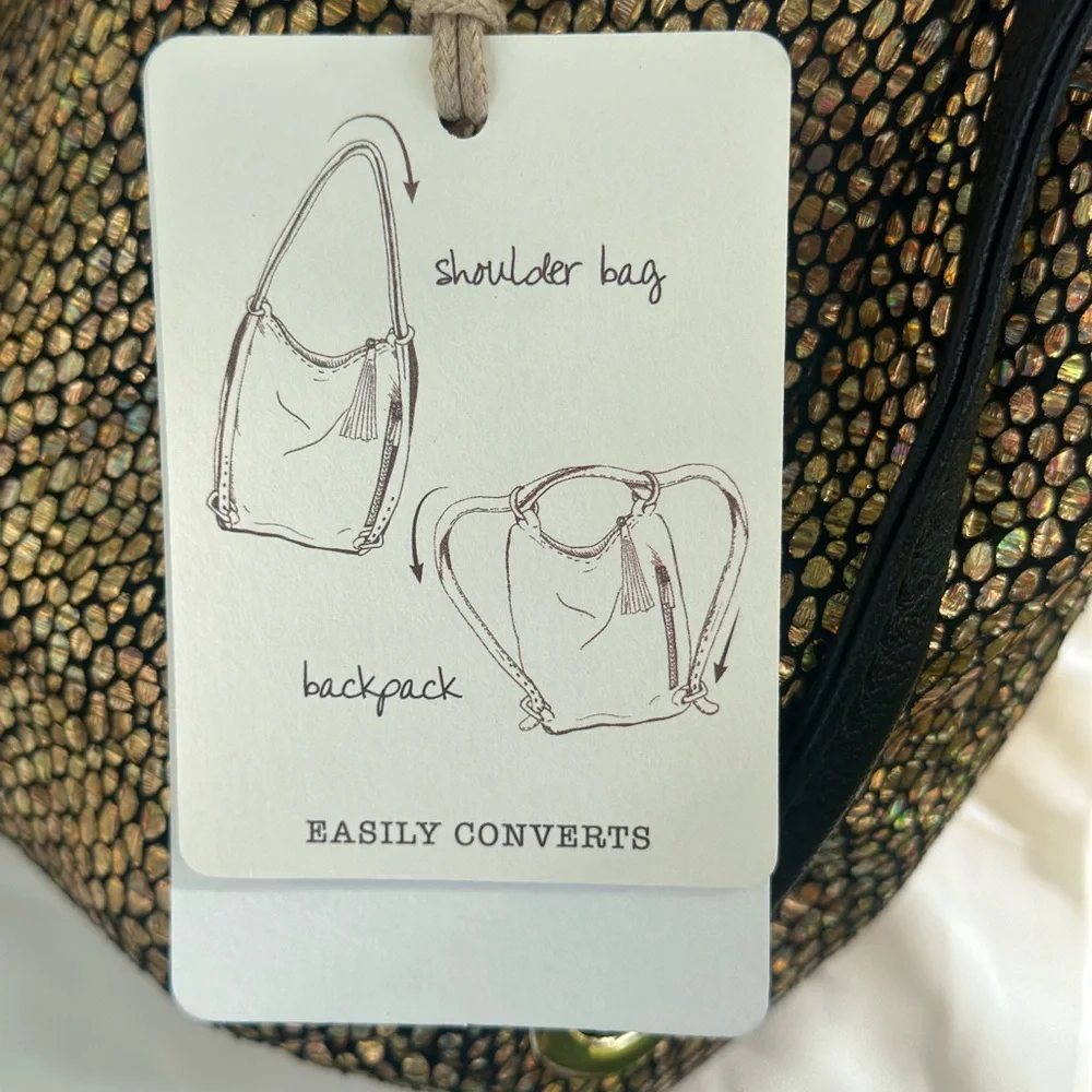 HOBO Fern convertible Backpack/Crossbody NWT - Picture 7 of 10